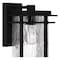 Quoizel McAlister 1-Light Earth Black Outdoor Wall Lantern MCL8406EK - alternate 5
